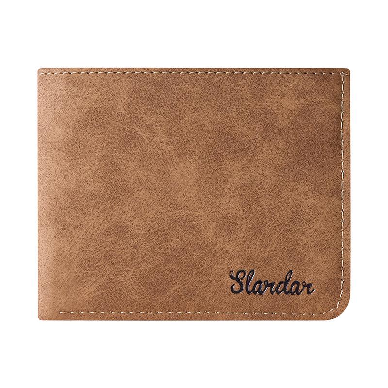 Men's Ultra-Thin Short Leather Wallet: Lightweight, Soft Billfold with Multi-Card Slots
