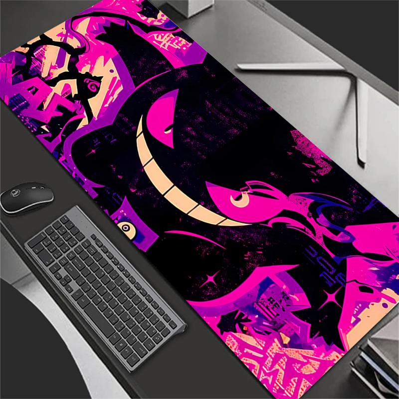 Mouse Pad PPokemons GGengar Gamers Decoracion Gamer Desk Mat Mousepad XXL Gaming Accessories Varmilo Keyboard Carpet