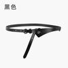 Women'S Leather Belt Retro Pin Buckle Belt Women'S Cowhide Fine Belt Women'S Decorative Dress