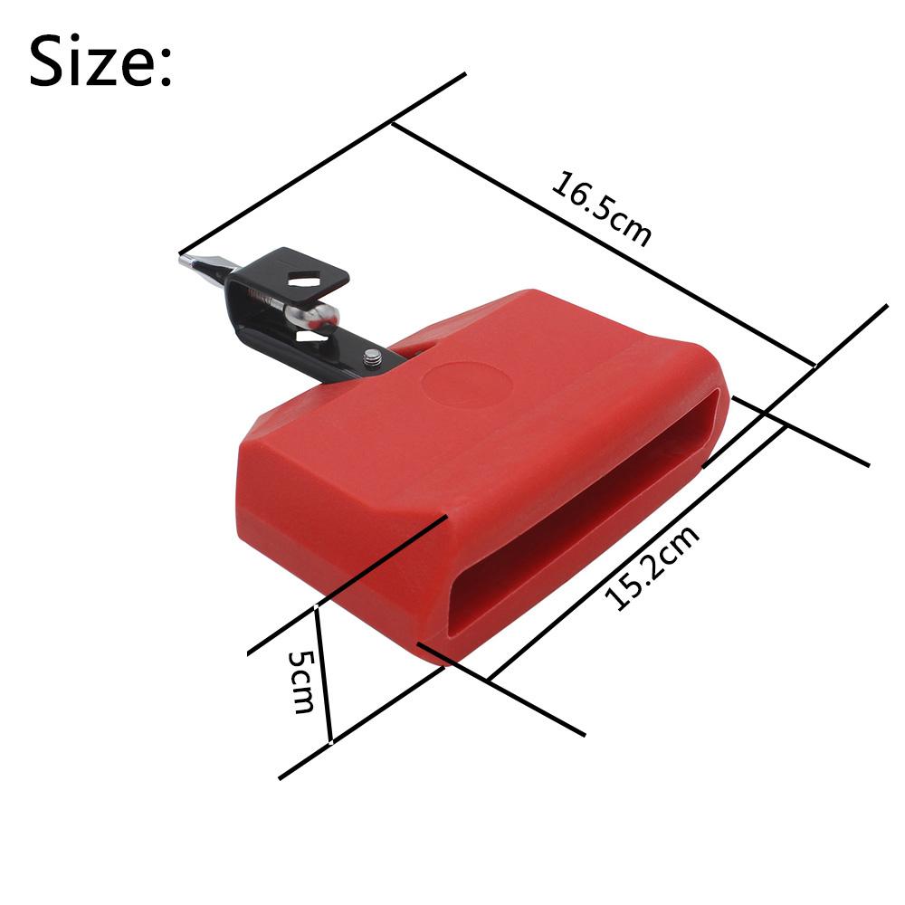 M MBAT High Quality Color Drum Cowbell Set Pitched Durable Treble Jazz Drum ABS Bell Percussion Drums Set Part Accessories