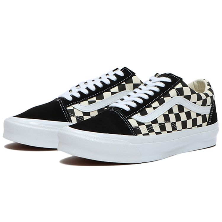 Vans OG Old Skool LX Checkerboard - Black Unisex Sneakers Classic-White VN0A4P3X639