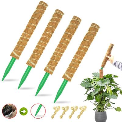 Eco-friendly Handmade Plant Grow Stake Coir Practical Moist-keeping Plant Climbing Stake for Garden
