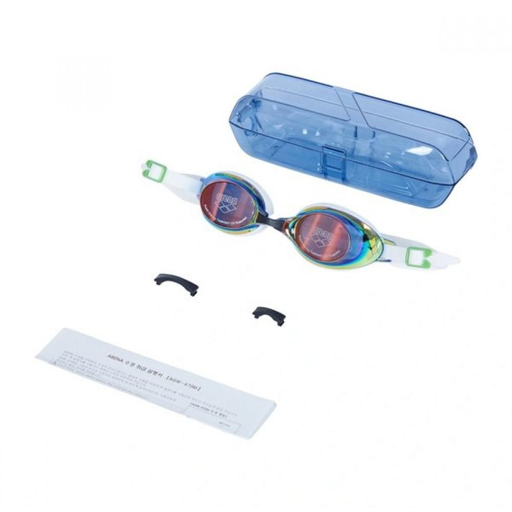 Arena Glide Training Mirror Goggles Wht A5ac1ag47