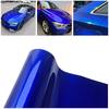 Pellicola Vinilica Autoadesiva Lucida Colore Blu Metallico Candy per Auto Moto Adesivo Decorazione Interna Esterna Film