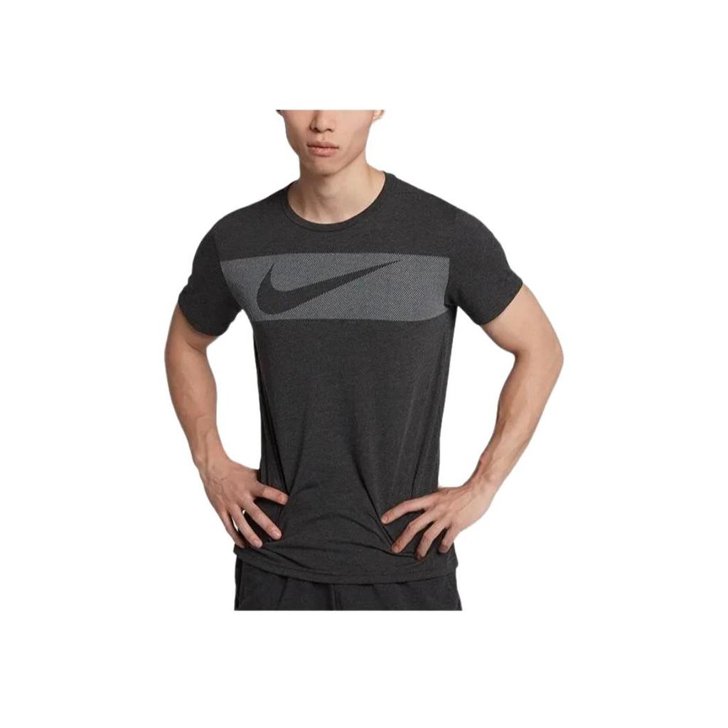 Nike Logo Knit Round Neck Sports Moisture Wicking Short Sleeve T-Shirt Men Tops AJ8005-032