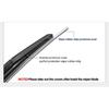 BEMOST Universal U-Type Car Wiper Blade 14"16"17"18"19"20"21"22"24"26" U Hook Windscreen Windshield Rubber Hybrid Auto Wipers