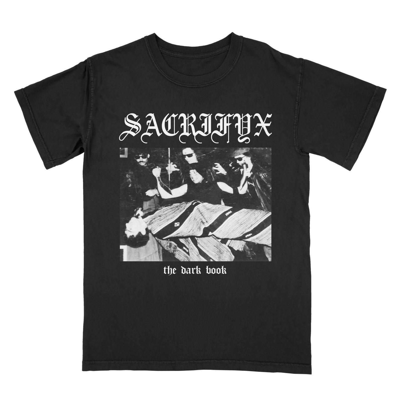 Sacrifyx : The Dark Book - The Gate / Metal Tee Shirt L