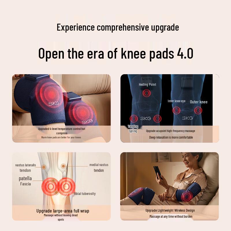 SKG W3 Heated Knee Massager with Vibration