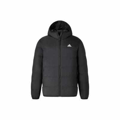 adidas Comfortable Casual Warm Long-Sleeve Puffer Jacket Unisex Black