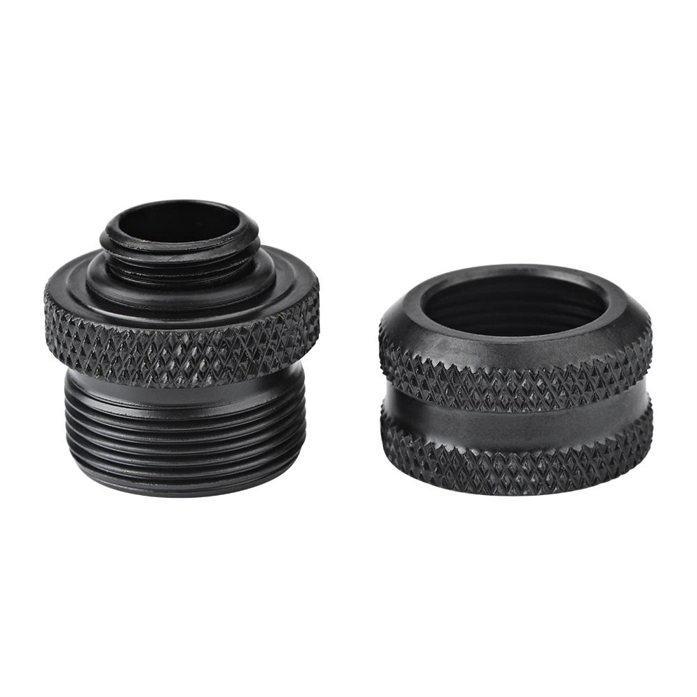 Water Cooling Compression Fitting for Rigid Acrylic Tube 10 * 14mm (Black)
