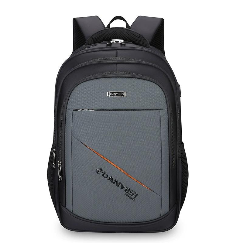 USB Charging Backpacks for Men, High School and Junior High School Students, Large-capacity Casual Computer Backpacks for College Students