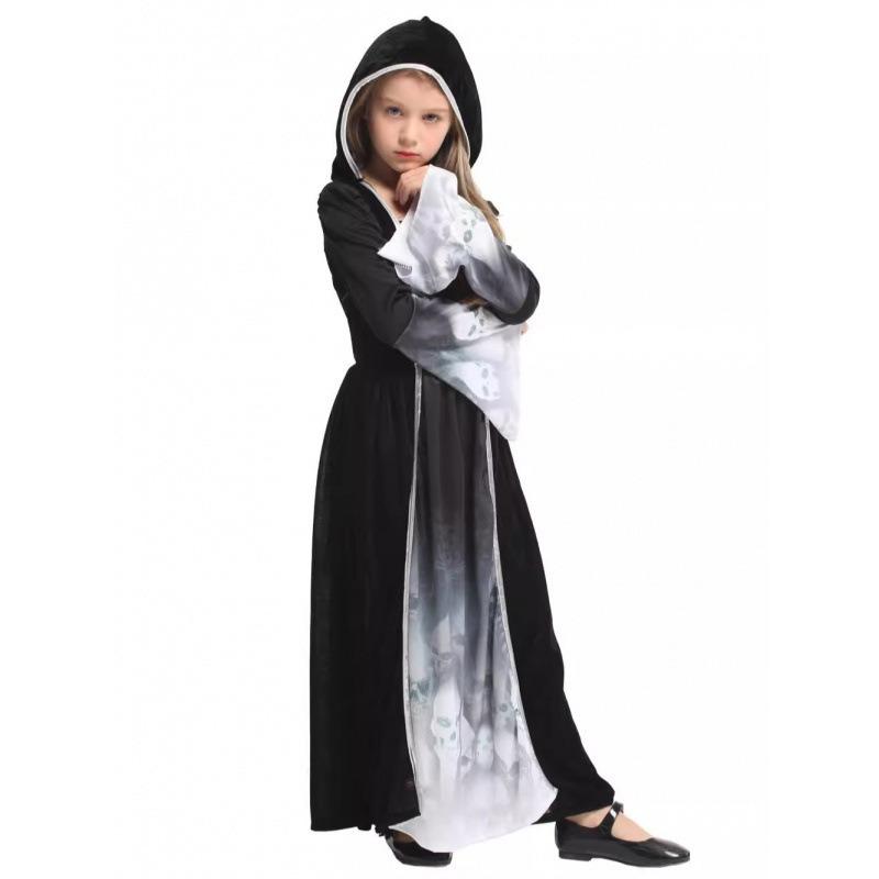 Halloween children's strange skull skeleton ghost costume costume party costume horror skull costume