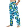Weiche Pyjamahose für Herren mit Hawaii-Print und Kordelzug, lässige Jogginghose