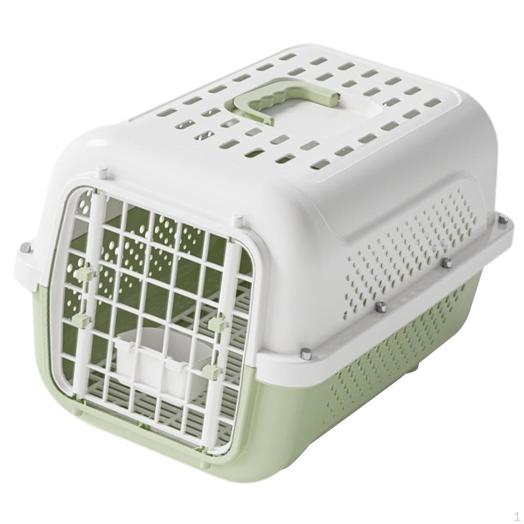 Lightweight Pet Carrier for Dogs and Cats 19x12.6x13.8inch PP Material