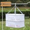 Folding Dry Rack 6 Layers Drying Net for Herbs Hanging Basket Dryer Bag Mesh Herb Drying Net for Flowers Buds Plants Organizer