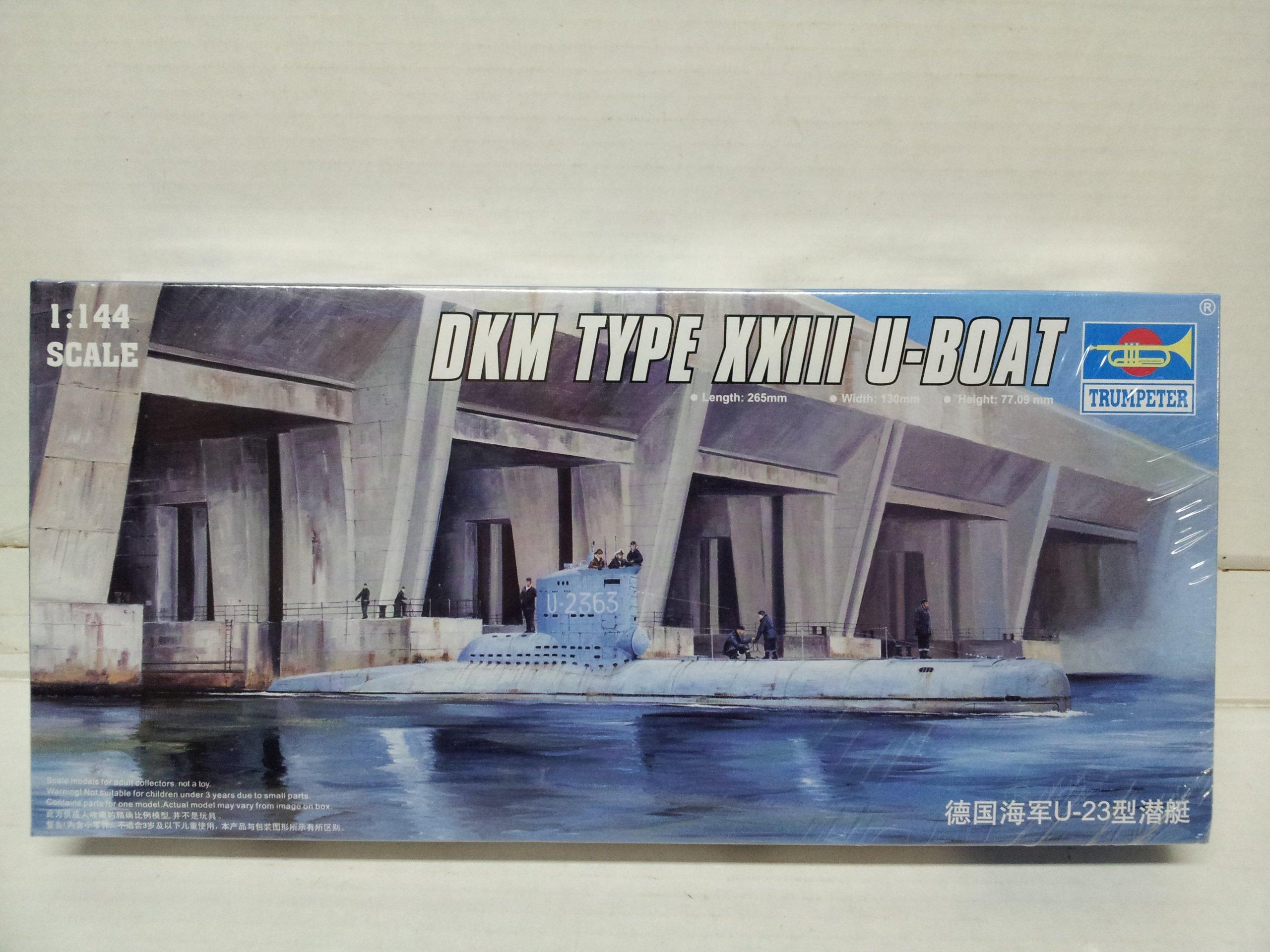 

Trumpeter German Navy Type 23 Plastic Model 1/144 U-Boat