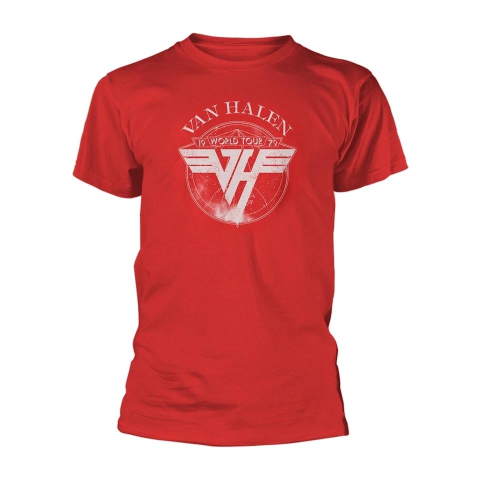 Van Halen 1979 Tour Official Tee T-Shirt Mens Unisex