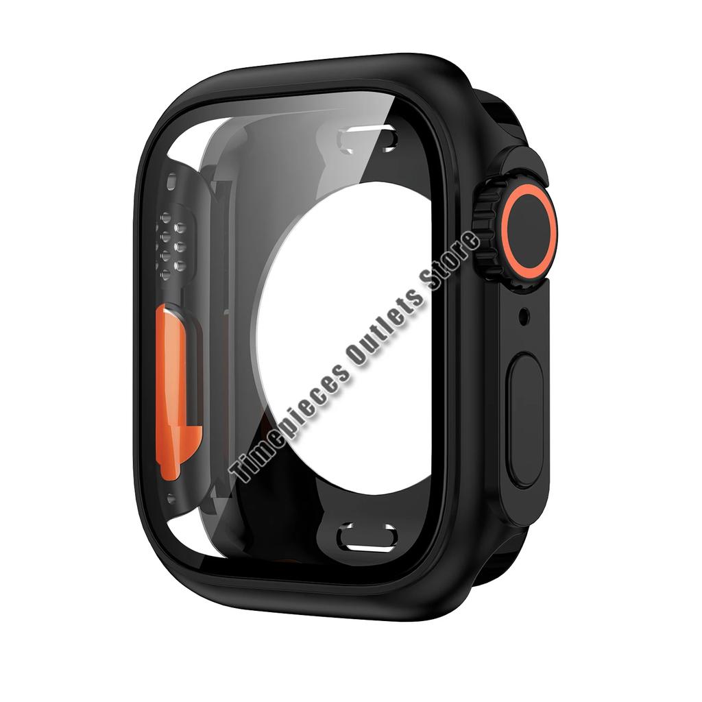 Skärmskyddsfodral för Apple Watch 11 / 10 42mm 46 44 45 40 41mm Hård PC Stötfångare iwatch 11 10 9 8 7 6 5 4 Byt till Ultra3
