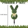 1/2PCS 19.69InEaster Rabbit Garden Stake Artificial Plant Bunny Shape Yard Porch Lawn Outdoor Decoration Landscaping Accessories