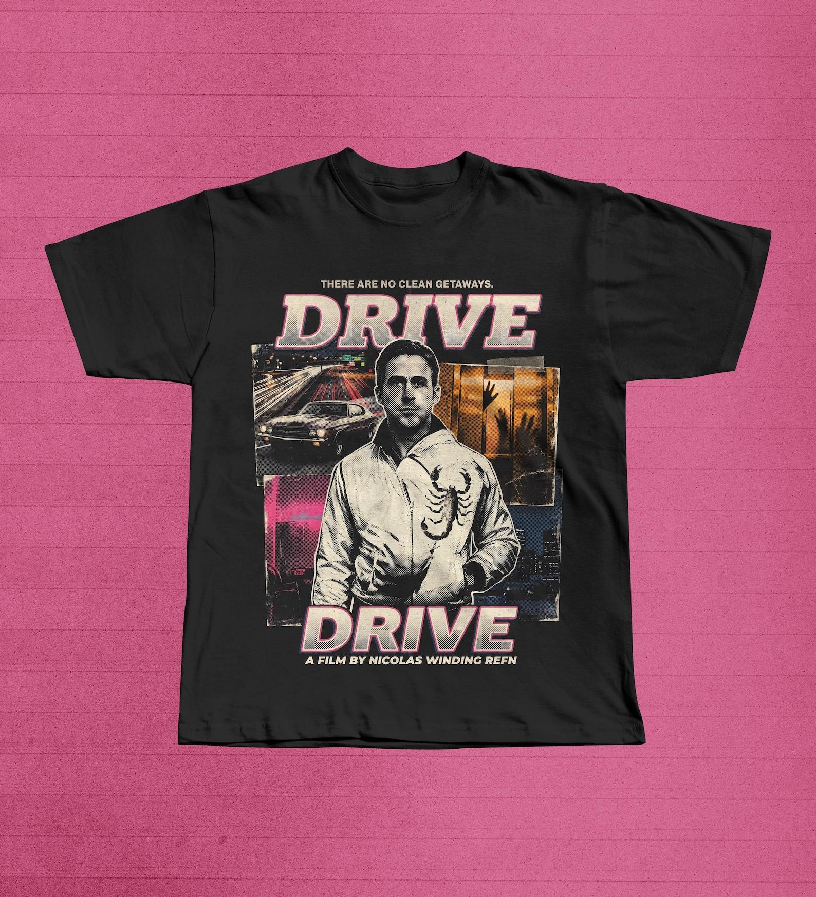 Drive 2011 Movie Graphic Tee, Ryan Gosling Film Shirt, Neo Noir Cinema T-Shirt 3XL