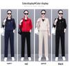 Woodpecker Casual Sportswear Three-Piece Autumn 2025 Fashionable Cardigan Set for Middle-Aged Women
