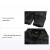 Solid Zip-Up Hooded Down Jacket Men Outerwear Black 678334-01