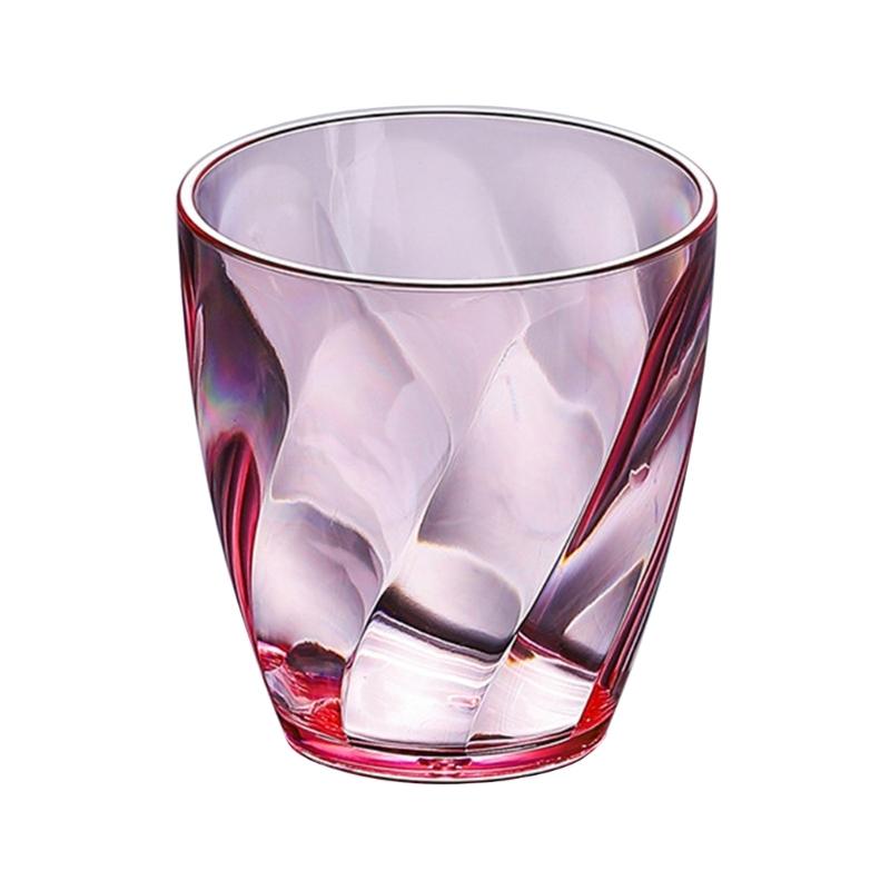 Unbreakable Plastic Drinking Glasses 310ml Shatterproof Water Tumblers Reusable Fruit Juice Beer Champagne Cup for Bar
