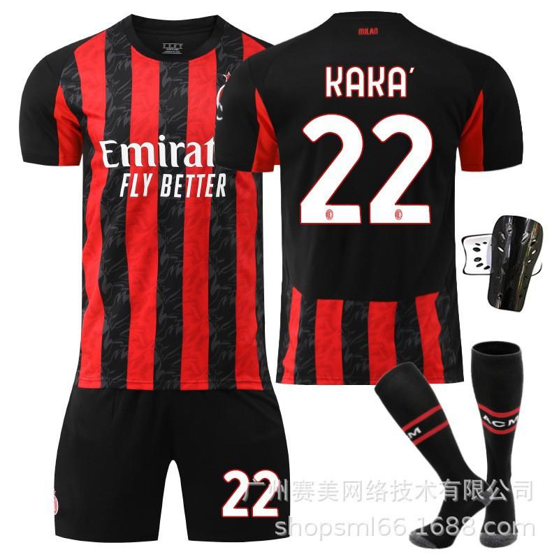 2526AC Milan Home Football Uniforms 10 Leo Shirts 79 Filly 11 Ibrahimovic No. 14 Modric Kaka