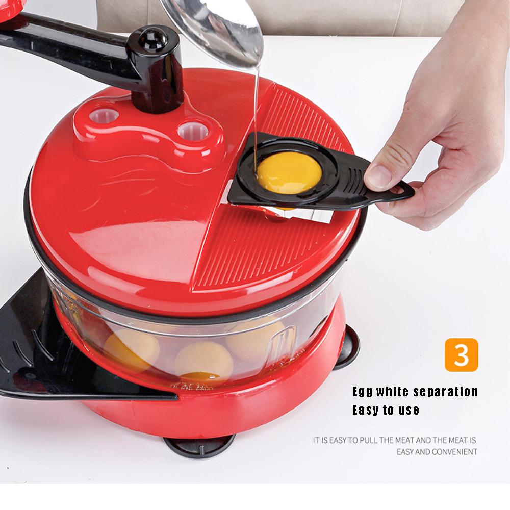 Manual Meat Grinder Dumpling Stuff Hand-Cranked Mixer Vegetable Fruit Chop Up Mincing Machine Chili Garlic Slicer Kitchen Tools