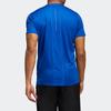 adidas T Shirts Men's Blue Crew Neck Moderate Straight Fit EI6319