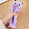 Large Capacity Pencil Case Cartoon Bear Pencil Box with Suction Cup Silicone Pen Bag for Students Teens Girls Boys