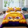 Cartone Animato Gioco Carino Aphmau con Ali Set Letto Ragazzi Ragazze Misura Singola Queen King Copripiumino Federa Letto ragazzi Adulti