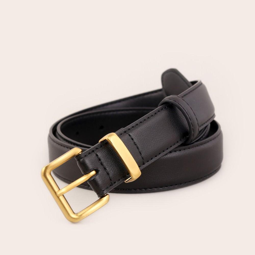 Solid Color Women Belt Fashion Decorative Belt Casual Waistband Belt  All-Match