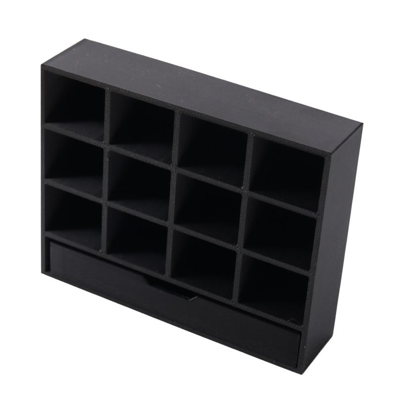 Miniature Dollhouse Furniture - 1/12 Simulation Storage Cabinet; Display Rack Model Accessories