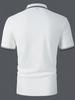 Men's Summer Casual Fashion Polo Shirt Short Sleeve Lapel Top