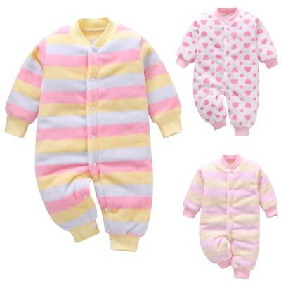 fleece romper baby girl