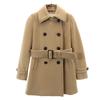 STUDIOUS Made In Japan Wool Pea Coat Beige Women Used