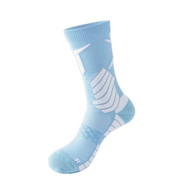 Men's Elite Basketball Socks - Long Tube, Sweat-Absorbent, Odor-Resistant, Thick Towel Bottom, Professional Sports Socks