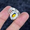 Mosaic Jasper Gemstone Handmade 925 Sterling Silver Jewelry Ring Size 9 MM-3417