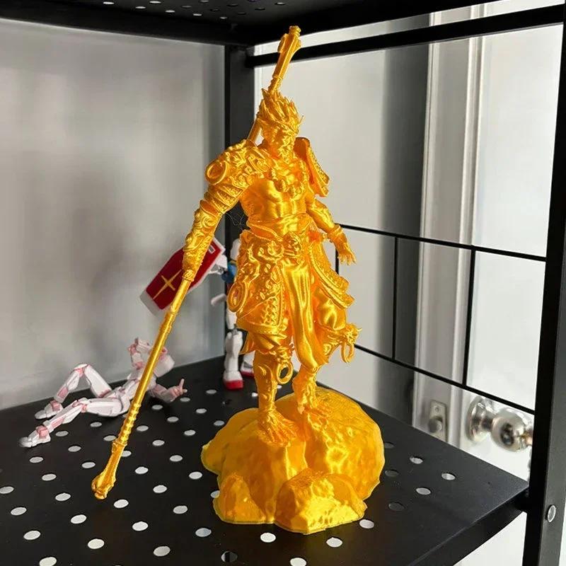 Figurine Model Desktop 28cm/3D Printed WuKong Creative Ornament Home Computer Desktop Children's Toy Gift Home Decor Accessories