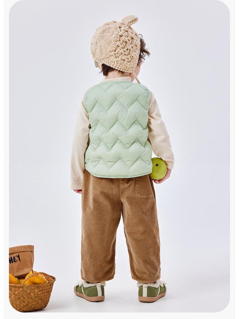 Dudu Home Infant Winter Duck Down Vest - Lightweight, Fashionable Boys' & Girls' Tops