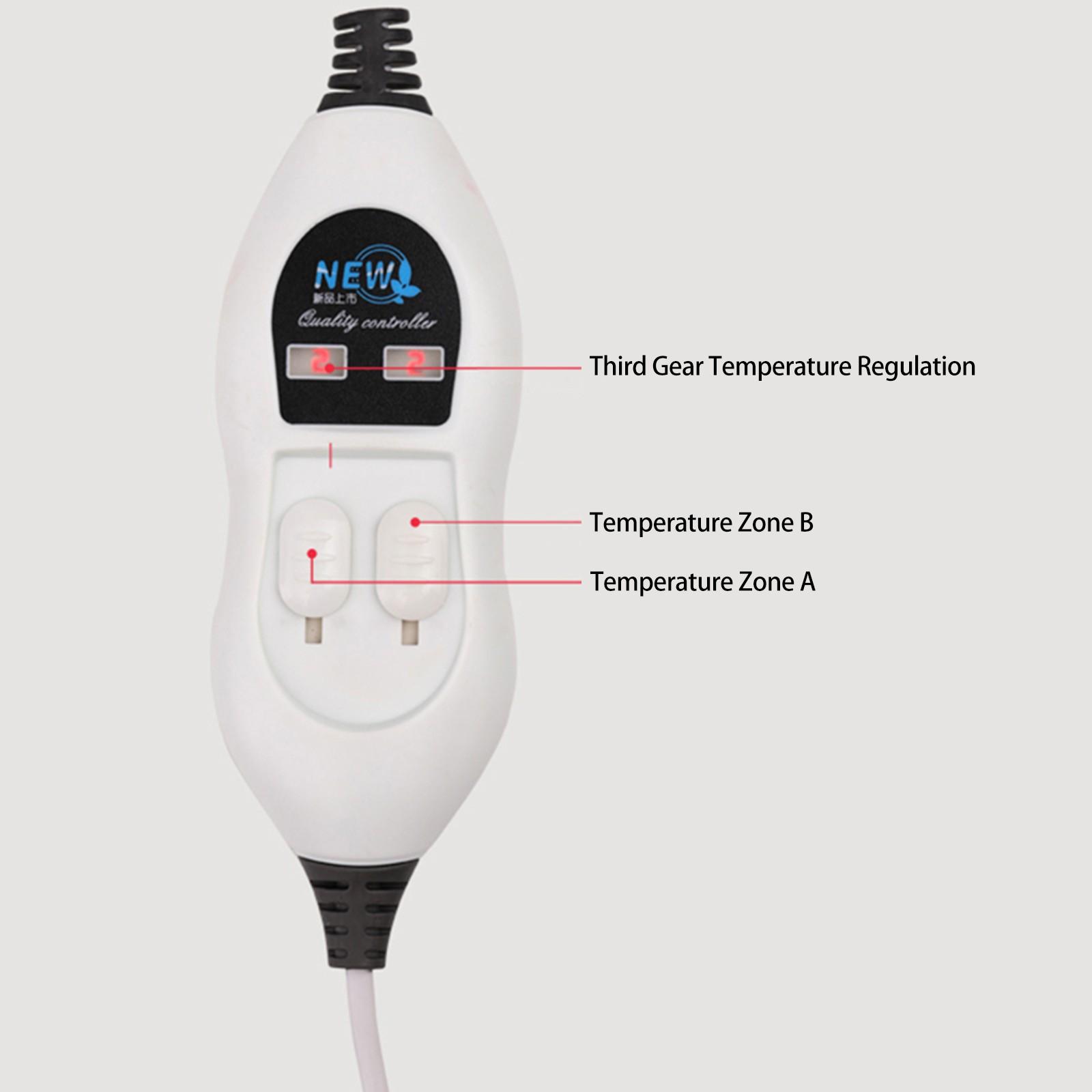 Уютное мягкое фланелевое зимнее одеяло с электрическим подогревом — фото 4