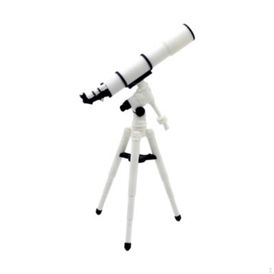 Collectible Dollhouse Astronomical Telescope Decorative Piece for Desktop