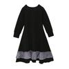 Islamic Muslim Baby Kids Girls Mixed Colors Bowknot Pleated Abaya with Hijab for 1-10 Years