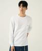 Binpolmen Cotton Pocket Round T-Shirt White