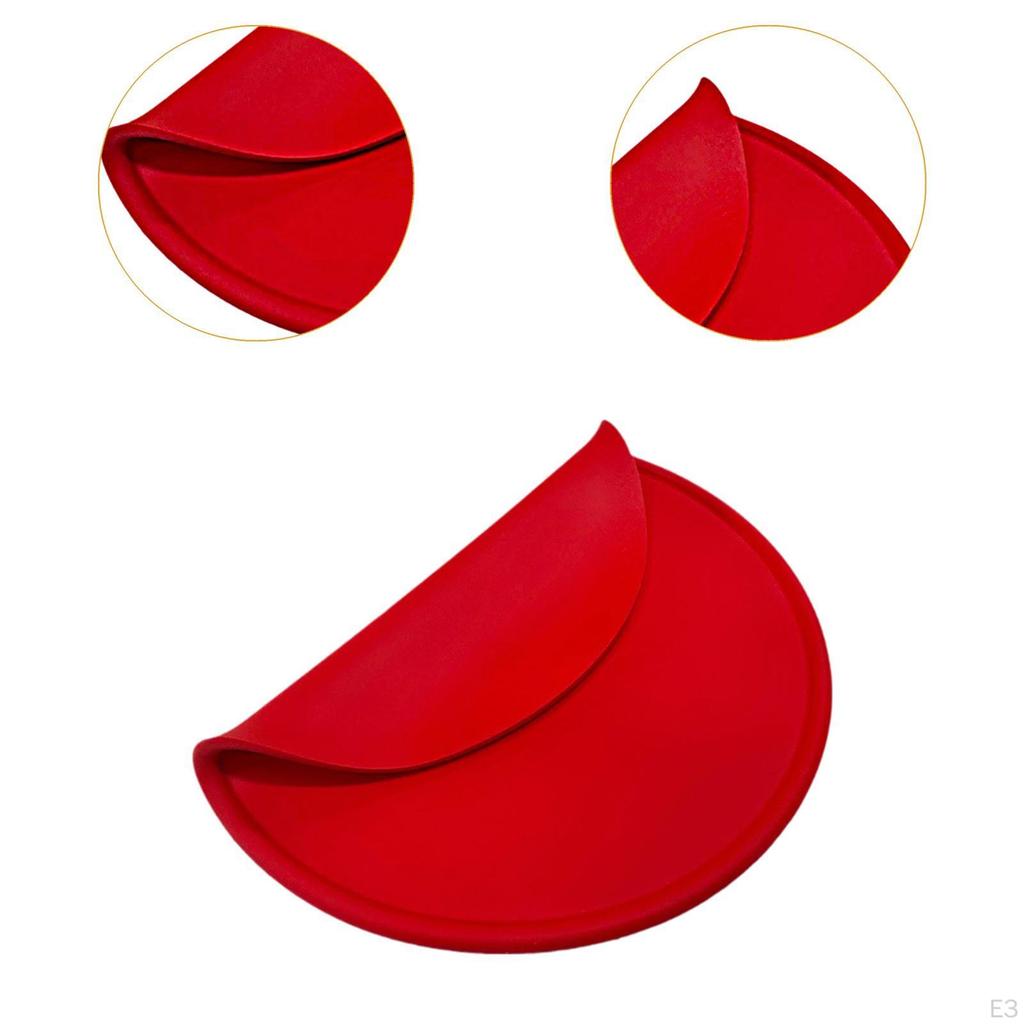 Silikon Pizza Teig Werf Backmatte 13 Zoll Robust Tragbar Pfanne Fliegender Pfannkuchen