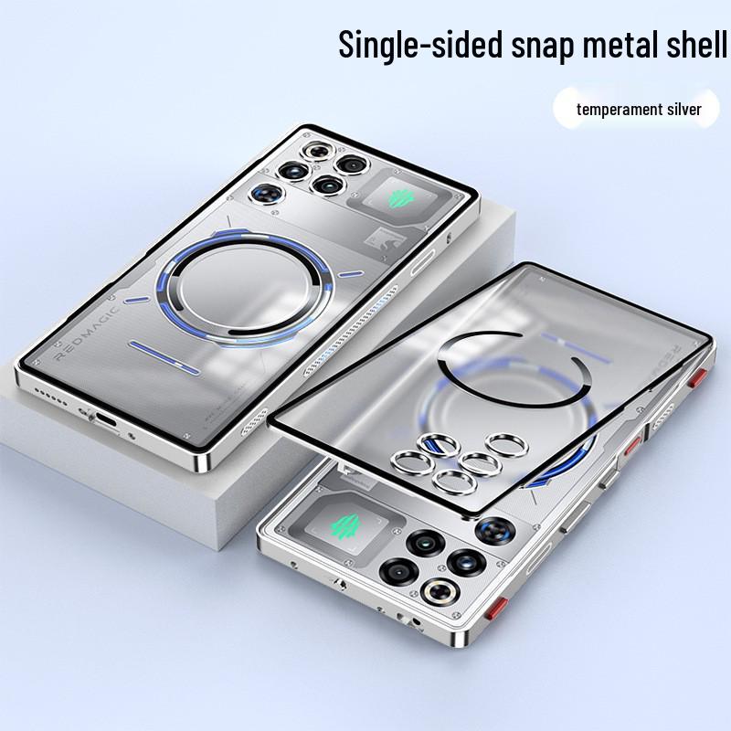 Red Magic 11Pro Zero-Touch Magnetic Snap-On Case: Cross-Border Compatible, 11Air Metal Absorption Protective Cover