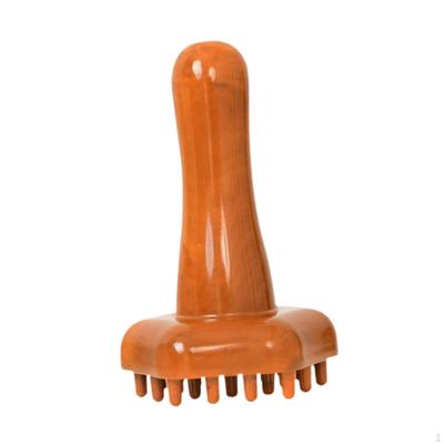 24-tooth Body Massage Comb, Lightweight, for Home Use (SPA Gua Sha), Easy-to-grip Brush