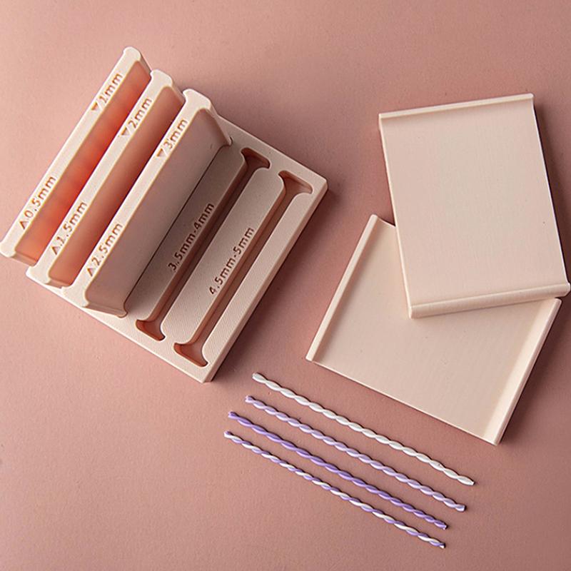 0.5-5mm Soft Clay Strip Rolling Molds DIY Hand-rolled Clay Strip Woven Earrings Bracelet Pendant Making Polymer Clay Tools