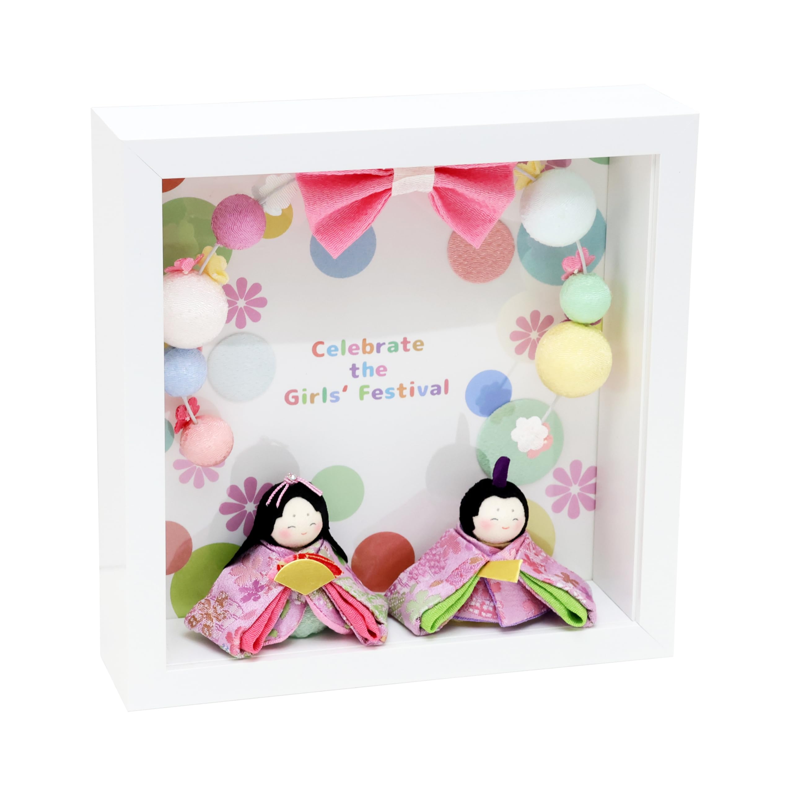 

Osaka Choseido Hina Compact Mini Hina Hinamatsuri Chirimen Posh Poteri Hina Frame Decoration Dolls, Dolls, (Girl s Festival), Craft,